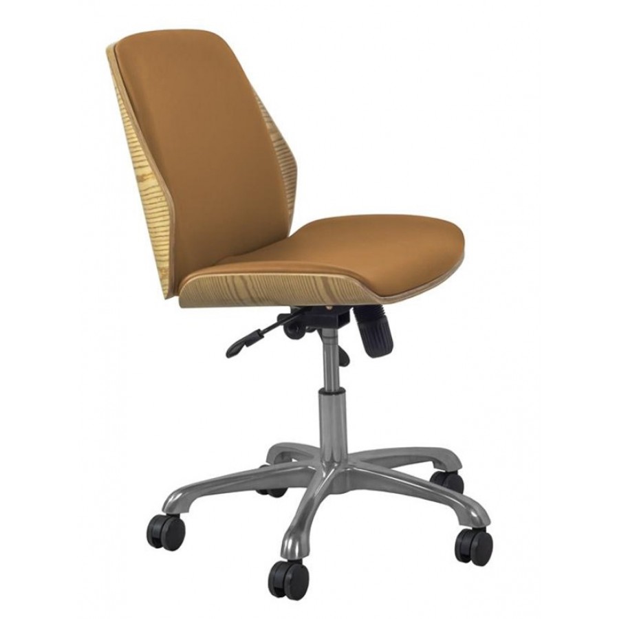 Curve Universal Faux Leather Seat Office Chair